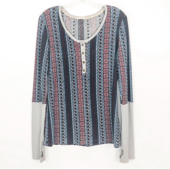 Alternative Tops - Alternative Printed Thumbhole Thermal M